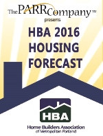 2016 Housing Forecast presented by the PARR Lumber Company